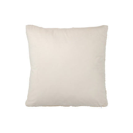 J-Line Cushion Twist -polyester - beige