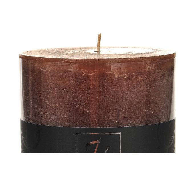J-Line cylinder candle - brown - XL - 120U - 6x