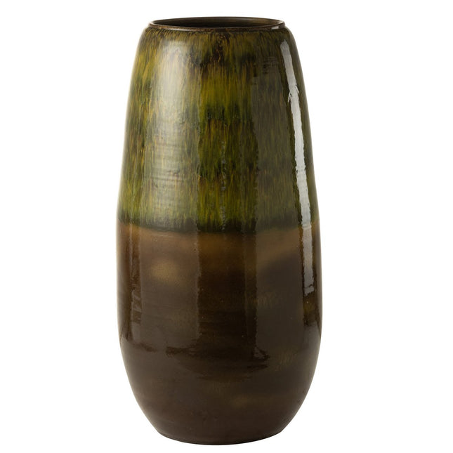 J-Line vase Olive - ceramic - green - large