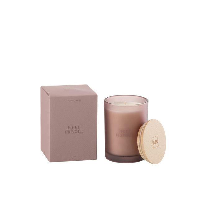 J-Line Scented Candle Accords Essentiels Figue Frivole-38H