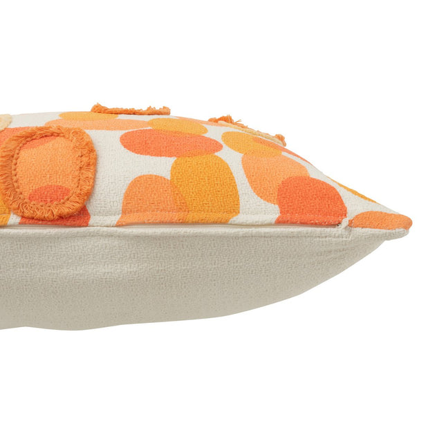 J-Line Cushion Papaya - textile - orange
