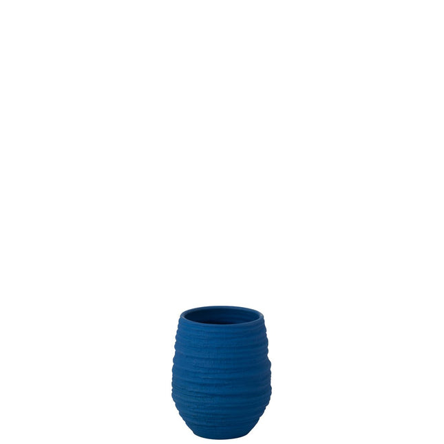 J-Line vase Fiesta - ceramic - blue - small