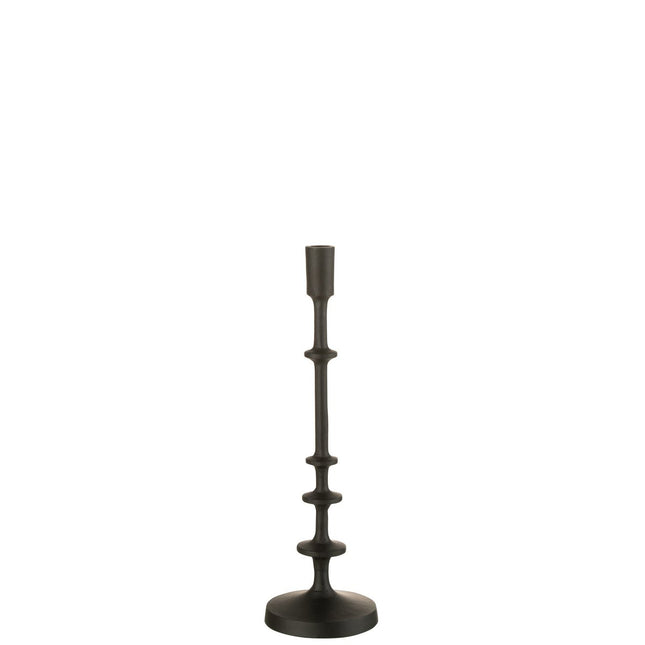J-Line candlestick Izy - aluminum - black - large