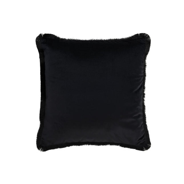 J-Line Cushion Alpha Square - polyester - black