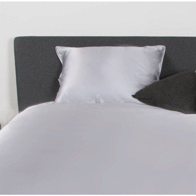 Value set 4x 100% Silk pillowcase Light Gray Hotel closure - 19MM