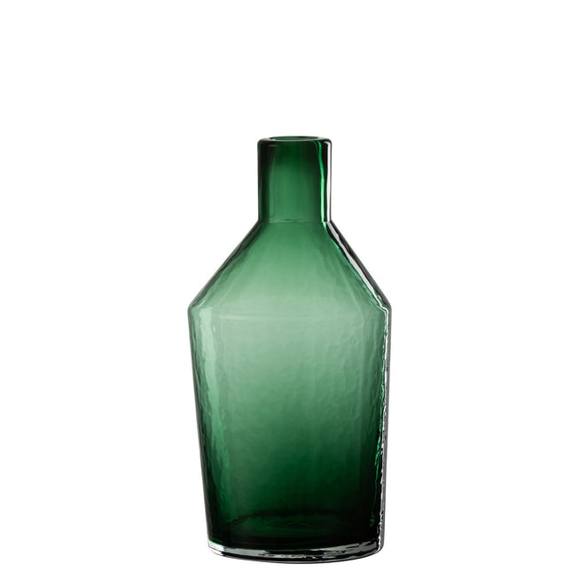 J-Line vaas Fles Decoratief - glas - groen - small