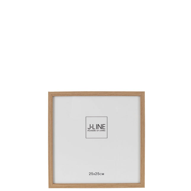 J-Line photo frame - photo frame Basic - wood - natural - large - 2 pieces