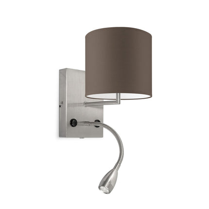 Home Sweet Home Wall Lamp - Read, LED Reading Lamp, E27, taupe 16cm