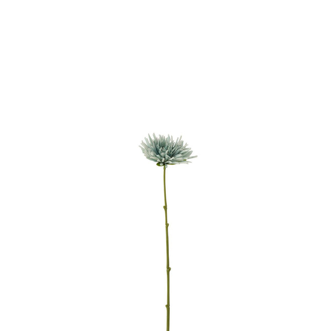 J-Line Chrysanthemum Mini Plastic White Light Blue