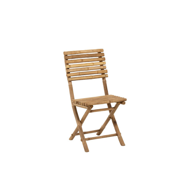 J-Line chair Foldable - bamboo - natural - 2 pieces