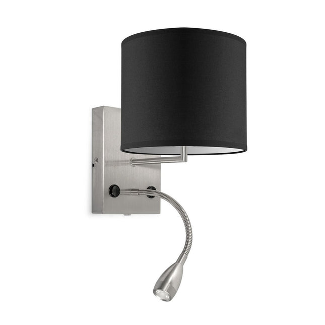 Home Sweet Home Wall Lamp - Read, LED Reading Lamp, E27, black 20cm