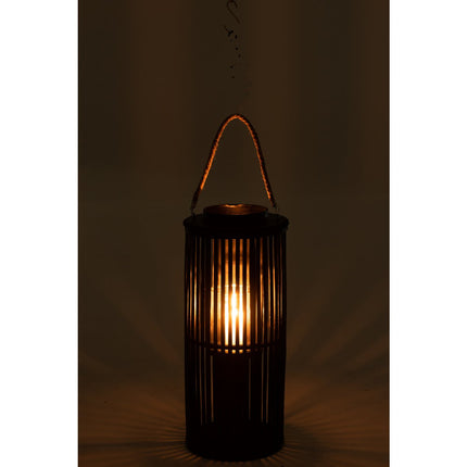 J-Line lantern Tube - bamboo - black - small