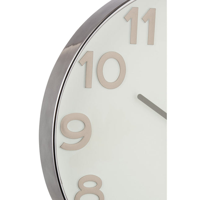 J-Line Arabic Numerals clock - plastic - dark gray - Ø 39 cm