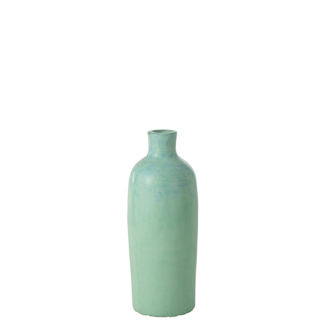 J-Line Vase Justine Terracotta Blue Small