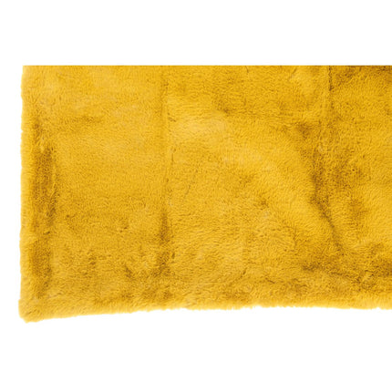 J-Line Plaid Cutie - Fleece Deken – Polyester – 180x130 cm – Oker