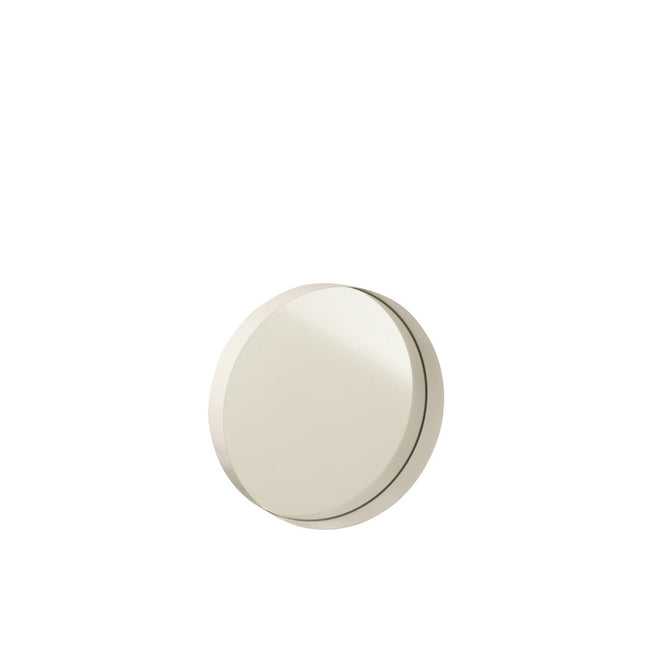 J-Line mirror Round Edge - Metal - white - small