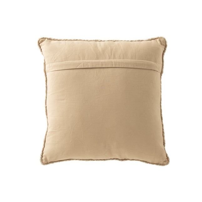 J-Line Cushion Miami Outdoor - polyester - natural/vit