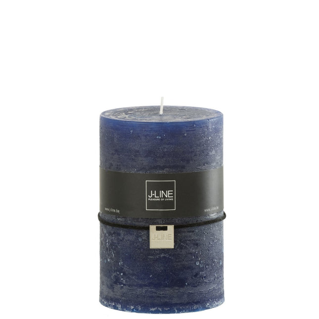 J-Line cylinder candle - dark blue - 120U - XL