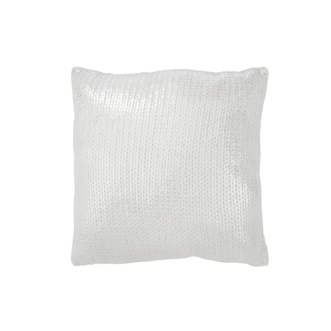 J-Line Cushion Metallic - polyester - silver