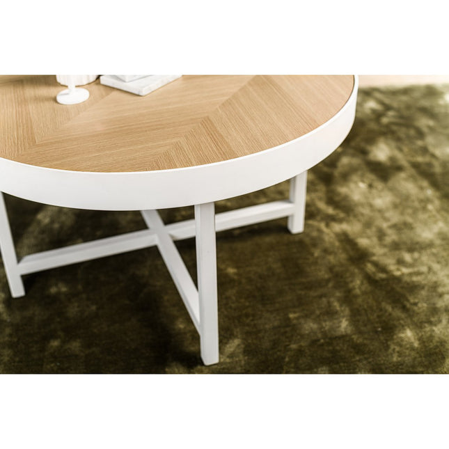 Coffee table round 74 cm, Lennox, L350 oak