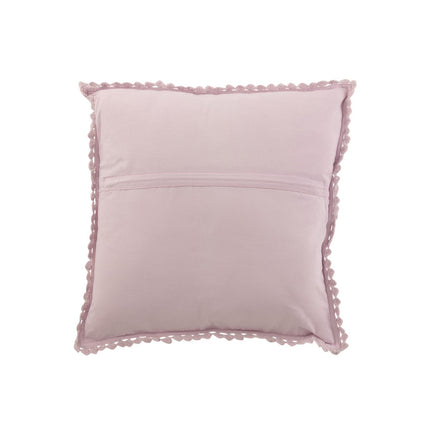 J-Line Cushion Square Lace - cotton - purple
