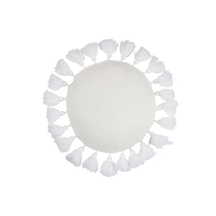 J-Line Cushion Round Brush - polyester - white