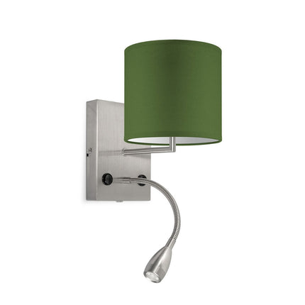 Home Sweet Home Wandlamp - Read, LED Leeslamp, E27, groen 16cm
