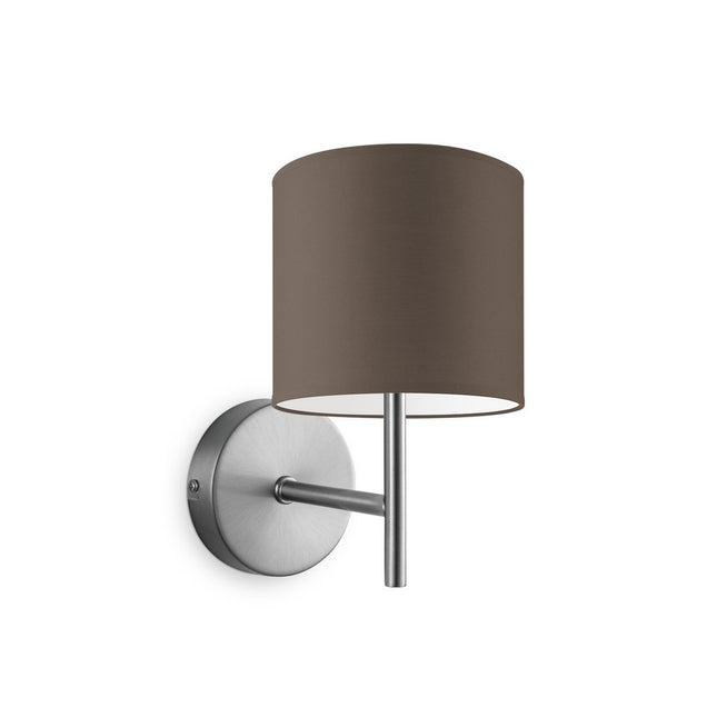 Home Sweet Home Wall Lamp - Mati including Lampshade E27 taupe 16x15cm