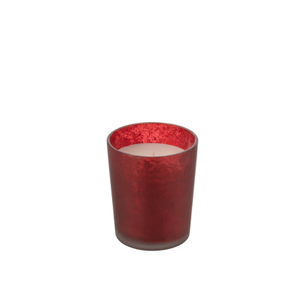 J-Line Scented candle Deluxe - glass - red - 48U - S
