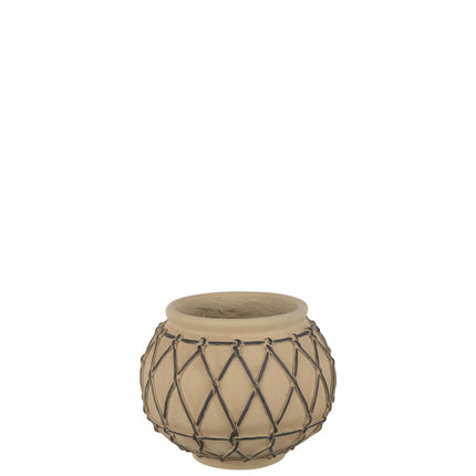 J-Line pot de fleurs Berbere - ciment - beige - small