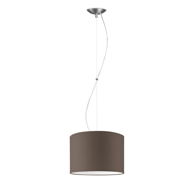Home Sweet Home hanging lamp Deluxe with lampshade, E27, taupe, 30cm