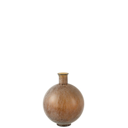 J-Line vase Ball - glass - brown - 43.00 cm high