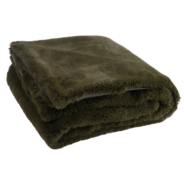 J-Line Plaid Cutie - Fleece Blanket – Polyester – 180x130 cm – Green