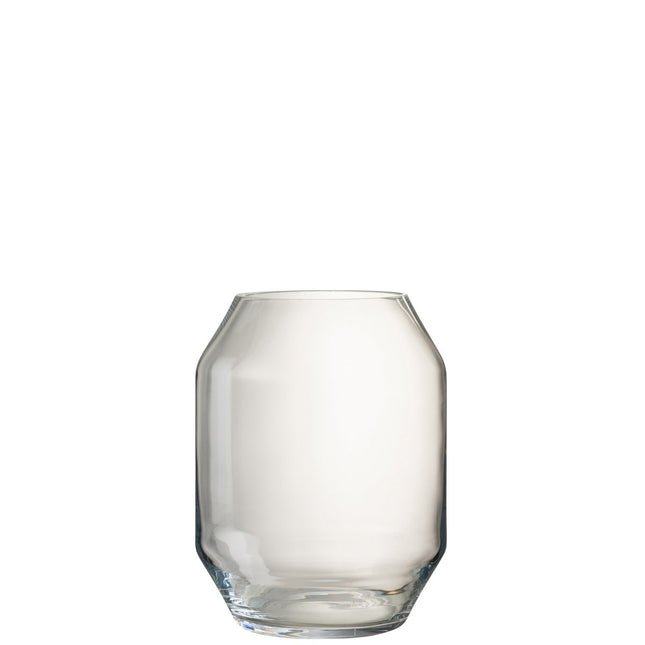 J-Line Vaas Lilou Glas Transparant Small