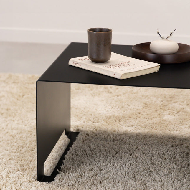 Coffee table Tomas 60 x 60cm, color black