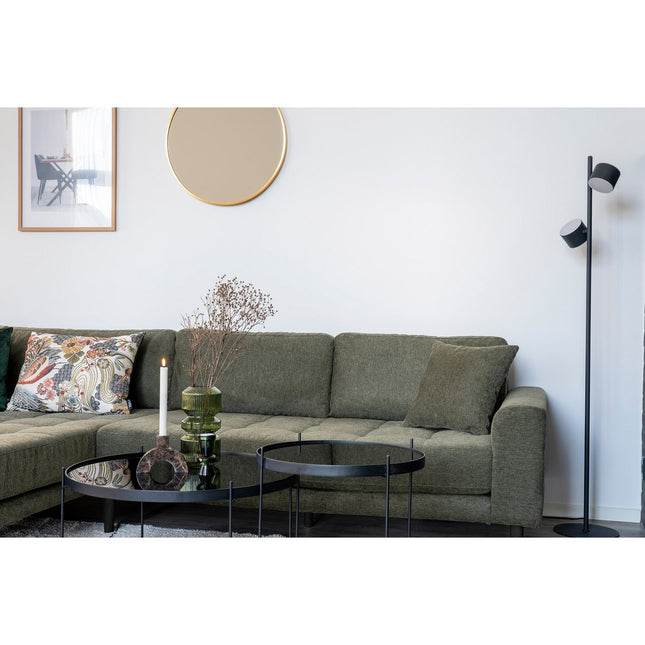 Lido Lounge Sofa Left - Olive Green