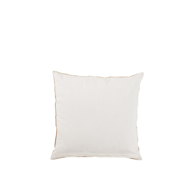 J-Line Cushion Elephant - textile - natural/white - small