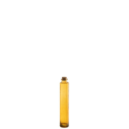 J-Line bottle Cork - glass - ocher - 6 pieces