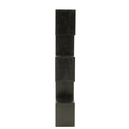 J-Line bookcase Vertical Slats - wood - black