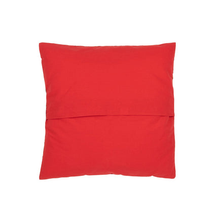 J-Line Cushion Flowers+Sutures Cotton Red