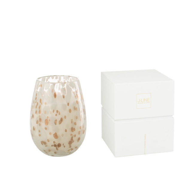 J-Line Scented candle Mia - glass - white/mix - M