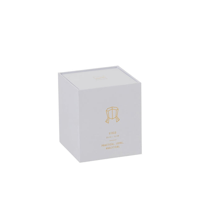 J-Line Astro Maagd geurkaars – Sapphire Amber Tea – wit - 50U