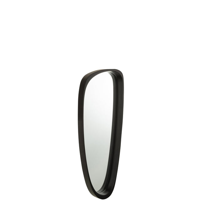 J-Line spiegel Giles Lang - Metaal - zwart