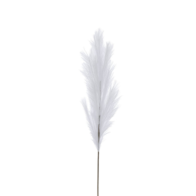 J-Line decoration Branch Feather duster - plastic - white - medium