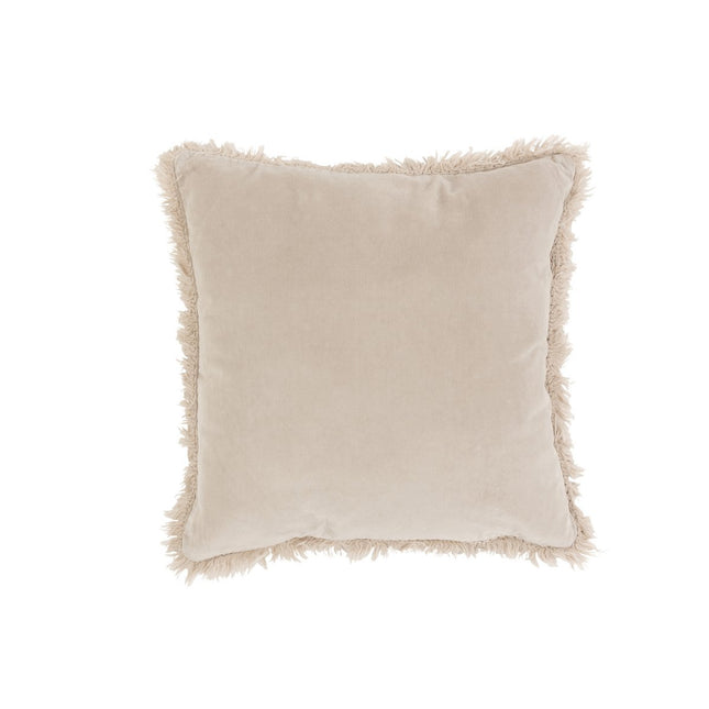 J-Line Cushion Board Long - cotton/linen - beige/grey