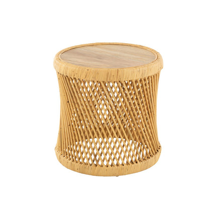 J-Line side table Cylindrical - rattan - natural