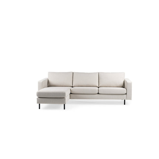 3 seater sofa CL L+R, Dillon fabric, D820 ivory