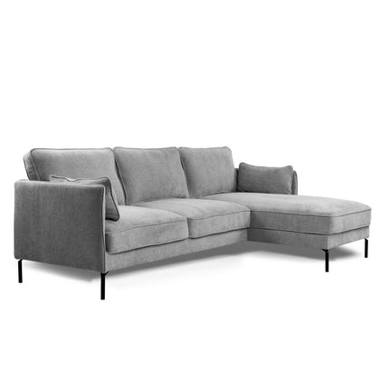 3 seater sofa CL right, Heaven fabric, H311 gray