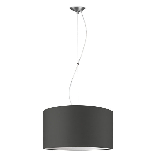 Home Sweet Home hanging lamp Deluxe with lampshade, E27, anthracite, 50cm