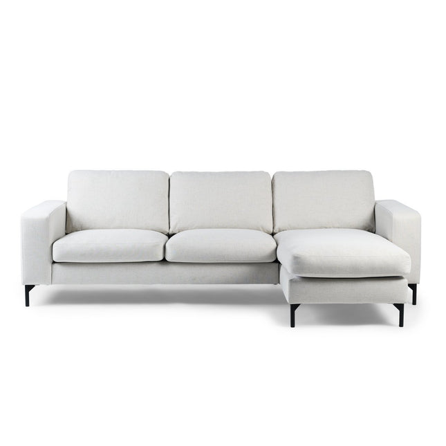 3 seater sofa CL L+R, fabric Valente, V920 natural